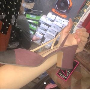 Franco Sarto suede imogen slingback heels size 10 new out of box 👠($120 retail)